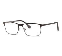 Air Force Lunettes de vue AFV190 Monture de vue Homme Convient à tous les types de verres Marron mat