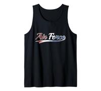 Air Force Patriotic Red White Blue American Pride Débardeur