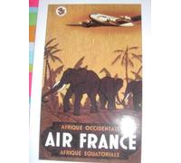 AIR France - AFRIQUE - 10x15 cm CARTE POSTALE