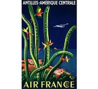AIR FRANCE Antilles - 63x100 cm - AFFICHE / POSTER G