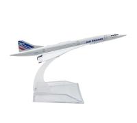 Air France Concorde 1:400 modèle à l'échelle Avion de Ligne, Jouet d'avion moulé sous Pression, Parfait Miniature à Collectionner pour la décoration intérieure