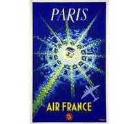 AIR FRANCE - PARIS - P. BAUDOIN 1947 - 50x70 cm - AFFICHE / POSTER G