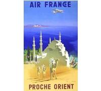 AIR FRANCE - Proche Orient - J. EVEN 1950 - 50x70 cm - AFFICHE / POSTER G
