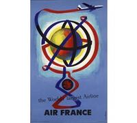 Air France - The world's largest airline A071 - 60x80cm - AFFICHE G