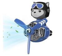 Air Freshener - Dog Pilot Cartoon Air Purifier, Vehicle Scent Diffuser with 2 Fragrance Tablets, Cute Decorative Design, Long-Lasting Smell, Car Accessory for Trucks, SUVs, Cars, Van
