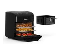 Air Fryer 12 L Mini Four 2-En-1 12 Programmes Écran Digital Fenêtre Shake Sans BPA 1800 W FR9065