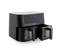 GreenPan Bistro Airfryer XL 11en1,2 Paniers à Friteuse sans Huile (2 x 4L),Intérieur Antiadhésif en Céramique sans PFAS,Chauffage Rapide,Préréglages Multifonctions,Arrêt automatique,Affichage LED,Noir