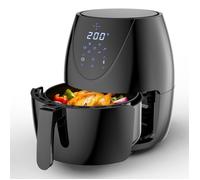 Air Fryer 4,5 L 1500 W Friteuse à Air 7 Programmes, 80-200 °C, Revêtement Antiadhésif, Sans Huile, Lave-Vaisselle