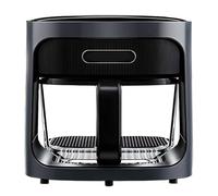Air Fryer 6L, Airfryer Sans Huile 1200W, 7 Modes de Cuisson Pré-programmés, 120-200 ℃, Panier de Frites en Verre, Affichage Led, Réglage de la Température, Vue Panoramique