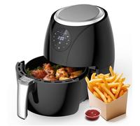 Air fryer 6L-YASHE - 2500W, 6 modes préprogrammés, 80-200°C, panier antiadhésif, sans huile