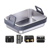 Air Fryer Baking Pan - Non Stick Baking Pans For Air Fryers | Stainless Steel Bakings Pan | Non-stick Heat-Resistant Grill Rack For Home Kitchen Commercial Restaurant Party Gathering Holiday Barbecue