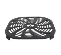 Air Fryer Crisper Plate Grill Pan avec séparateur de cuisson - Plaque de cuisson non métallique de 21 cm pour frites, poissons et légumes croustillants - Compatible avec (21,5 x 20,5 cm)
