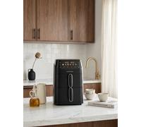 Air Fryer Double Panier 2x2,5L - 2x1000W - 5L Total - Noir