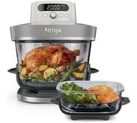 Air Fryer en verre Crispi Pro 5.7L+2.3L, 7-en-1, Bone Gris clair | AS101EULG | par SharkNinja