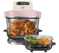 Air Fryer en verre Crispi Pro 5.7L+2.3L, 7-en-1 Rose | AS101EURS | par SharkNinja