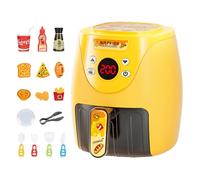 Air Fryer For Kids - Toy Grill, Play Stove | Machine De Cuisine Musicale, Ensemble De Rouages Créatifs Pour Filles Garçons De Cuisine Éducative Jouets Avec Accessoires Alimentaires Pour L'apprentissag