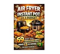 AIR FRYER & INSTANT POT ON A BUDGET: 69 Never Seen Affordable Recipes under $3 Per Serving for Busy Families