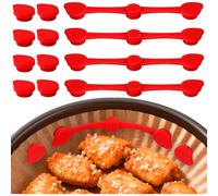 Air Fryer Liner Magnets - 85g Food Holder, Fixing Buckle Clips, Heat Lock Support, Compact Cooking Tool With Convenient Long Tail Design | For Family Meal Lunch Snack Dinner College Dorm Preparation K