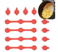 Air Fryer Magnet Silicone - Air Fryer Parchment Paper Magnetic Buckle | 4 Pieces Food-Grade Kitchen Accessories for Home Bakers Family Picnic Wedding Réception Community Cooking Events