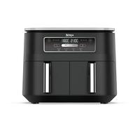 Ninja Foodi Dual Zone Air Fryer numérique, 2 tiroirs, 7,6L, 4-en-1, sans huile, Friture à air, Max Crisp, Rôtissage, Réchauffage, Antiadhésif, paniers et plaques lavables au lave-vaisselle, AF200EU
