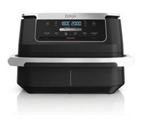 Ninja AF550EU friteuse Double 6,6 L Autonome 2470 W Friteuse d’air chaud Noir, Argent