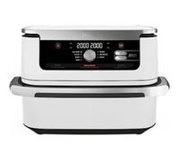 Ninja AF500EUWH friteuse Double 10,4 L Autonome 2470 W Friteuse d’air chaud Argent, Blanc