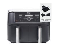 Air Fryer Ninja Foodi MAX DualZone 9 5L avec tablier et deux maniques en silicone AF400LOT
