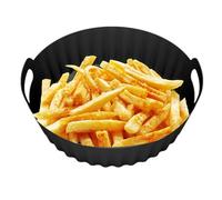 Air Fryer Silicone - Air Fryer Liners | Silicone Pot pour Ninjas Non Stick Tray | Airfryer Accessories Liner Foldable Baking Rack Moulds Round Basket Air Fryer Pan Food Grade Silicone Pot