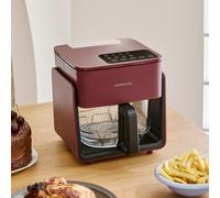 AIR FRYER STUDIO CRYSTAL - Friteuse À Air En Verre 4,2 L Avec Cuiseur Vapeur En Option Avec Vapeur