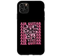 Air Guitar Guitarist Girl Coquette Bow Ruban rose Coque pour iPhone 11 Pro Max