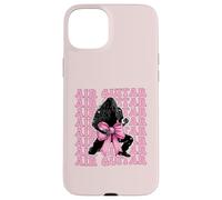Air Guitar Guitarist Girl Coquette Bow Ruban Rose Coque pour iPhone 15 Plus