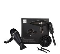 ghd hair – Coffret sèche-cheveux Air Premium – Professionnel, brosse, diffuseur, pinces (Noir)