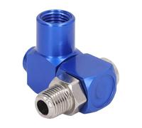 Air Hose Connector, Pneumatic Air Fittings, 360 Degree Swivel Adapter Tool, Quick Connect Attachment for Industrial Truck HVAC Garden Compressor Systems, 1,77 x 1,38 pouces Aluminum