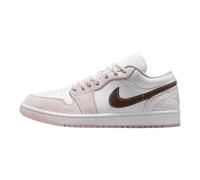 Air Jordan 1 Low Chaussures pour femme (IB8859-101, blanc/rose clair/rose clair/pierre de fer), Blanc/Ironstone-blanc, 40.5 EU
