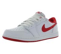 Air Jordan 1 Low OG Chaussures, Blanc/rouge universitaire/blanc, 43 EU