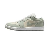 Air Jordan 1 Low SE Chaussures pour femme (HF4078-100, Sail/Metallic Silver/White/Seafoam), Voile/argent métallique/blanc/écume de mer, 42 EU