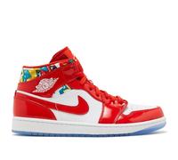 Air Jordan 1 Mid Barcelona Sweater Red Patent EU:40.5