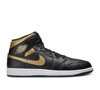 Air Jordan 1 Mid Black Metallic Gold EU:47.5