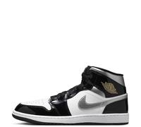 Air Jordan 1 Mid SE Chaussures pour Homme (HV0789-010, Noir/Blanc/doré métallique/Argent métallique), Noir/Blanc/doré métallique/Argent métallique, 47.5 EU