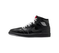 Air Jordan 1 Mid SE Chaussures pour Homme (HV5177-010, Noir/Blanc/Gris Loup/Noir), Noir/Blanc/Gris Loup/Noir, 44.5 EU