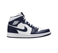 Air Jordan 1 Mid White Metallic Gold Obsidian EU:40.5