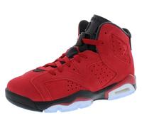 Air Jordan 6 Retro GS 384665 600 Toro Bravo Varsity Rouge/Noir, Rouge universitaire/noir, 6.5 Big Kid