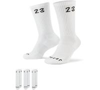 Air Jordan Essentials Crew Socks (3 Pairs) Blanc S 2-5 Male