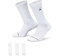 Air Jordan Everyday Crew Socks (3 Pairs) Blanc L (8-11) Unisex