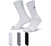 Air Jordan Everyday Crew Socks (3 Pairs) Multi-couleur 8-11(L) Unisex