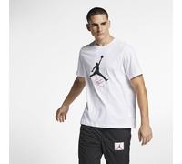 Nike Jumpman Flight HBR Tee T-Shirt Homme, White/Black, FR : M (Taille Fabricant : M)