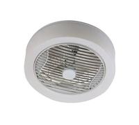 Far Elek Ventilateur de plafond AIR-LIGHT CROWN blanc Ø40 cm 95W avec couronne d'éclairage LED