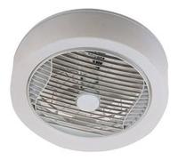 Far Elek Ventilateur de plafond AIR-LIGHT CROWN blanc Ø40 cm 95W avec couronne d'éclairage LED