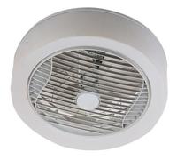 Far Elek Ventilateur de plafond AIR-LIGHT CROWN blanc Ø40 cm 95W avec couronne d'éclairage LED
