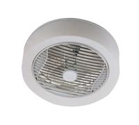 AIR-LIGHT CROWN - Ventilateur de plafond blanc Ø40cm 95W avec couronne d'éclairage LED